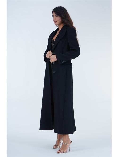 Cappotto nero Spelli in misto lana Alma Sanchez | SPELLI-PNERO